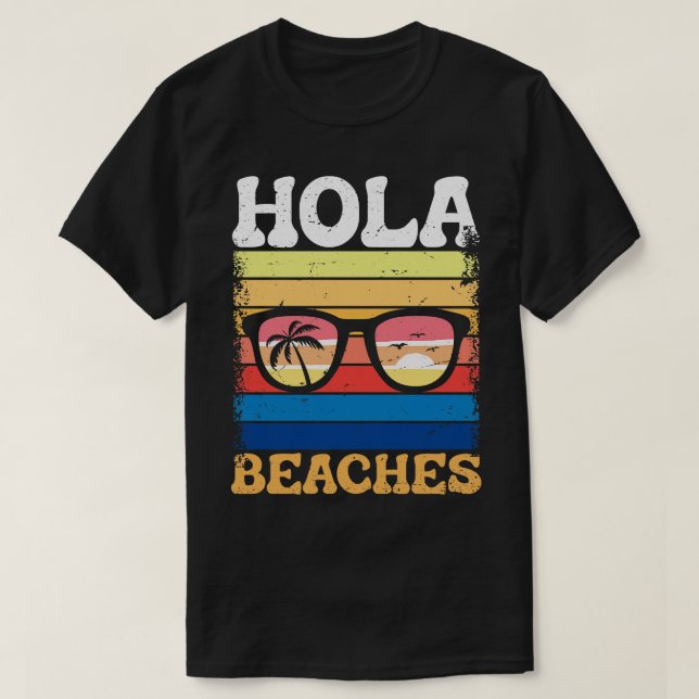 Camiseta Hola playas (Diseño del anverso)