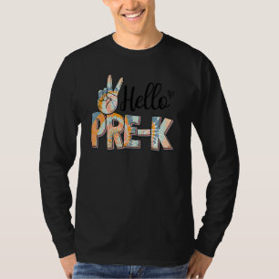 Camiseta Hola Predicador De K Profesor Boho Leopard Primer 