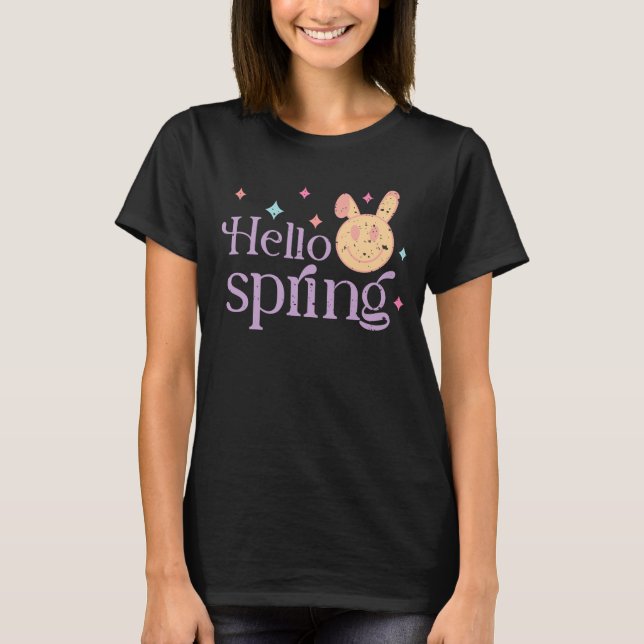 Camiseta Hola, primavera (Anverso)