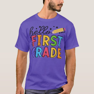 Camiseta Hola Primer Grado De Primer Grado De Vuelta A La E