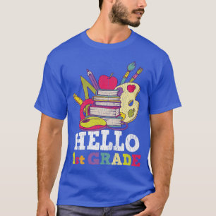 Camiseta Hola Primer Grado De Vuelta A La Escuela De Profes