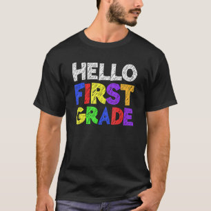 Camiseta Hola Primer Grado Grado 1 Vuelta al Cole