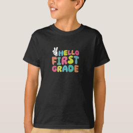Camiseta Hola primer grado -niños-