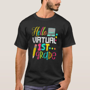 Camiseta Hola primer grado virtual de vuelta a la escuela 2