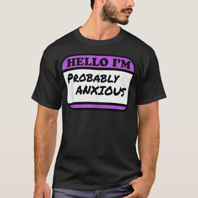Camiseta Hola, probablemente soy Anious (Anverso)