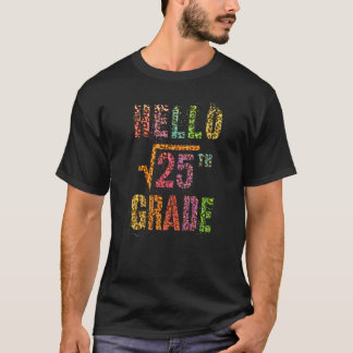 Camiseta Hola Profesor de 5to Grado Raíz Cuadrada De 25 Est