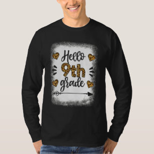 Camiseta Hola Profesor De 9º Grado Primer Día De La Escuela