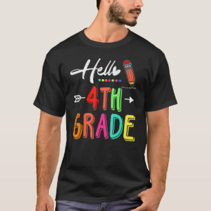Camiseta Hola, profesor de cuarto grado del equipo de 4º gr