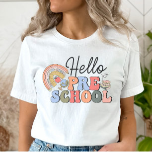 Camiseta Hola profesor de preescolar