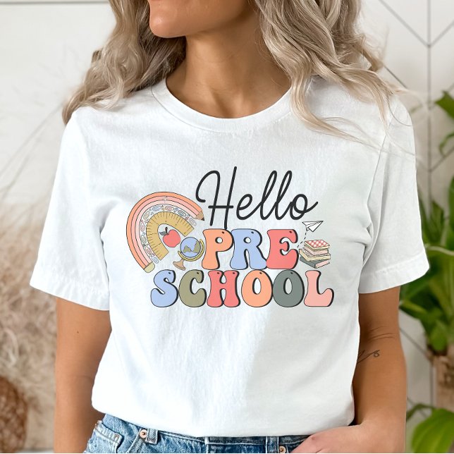 Camiseta Hola profesor de preescolar (Subido por el creador)