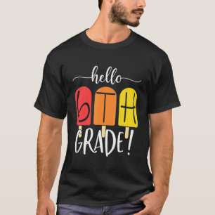 Camiseta Hola Profesor De Sexto Grado De Vuelta A La Escuel