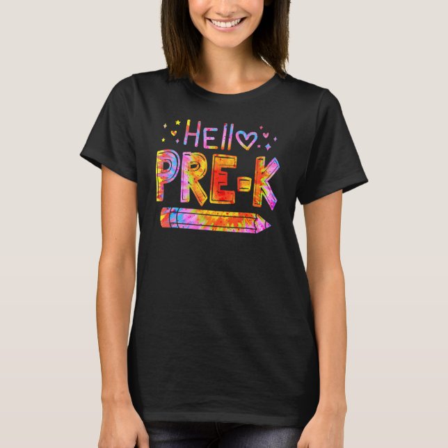 Camiseta Hola Profesores De Predicación K Niños De Vuelta A (Anverso)