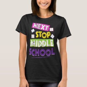 Camiseta Hola Próxima Parada Graduación De Secundaria Media