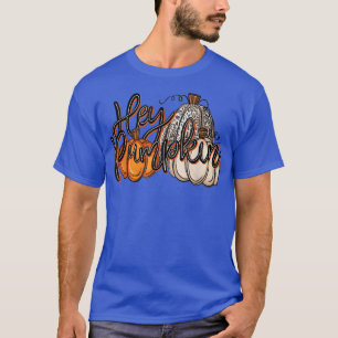 Camiseta Hola Pumpkin Fall Hello Pumpkin Leopardo Halloween