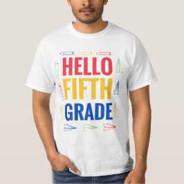 Camiseta Hola, quinto grado