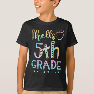 Camiseta Hola quinto grado 5to grado de vuelta al maestro d