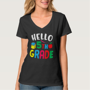 Camiseta Hola Quinto Grado Cute 5º Grado 1
