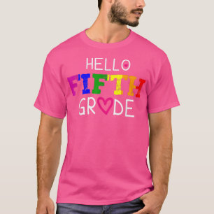 Camiseta Hola, Quinto Grado, Quinto Grado, De Vuelta Al Pro