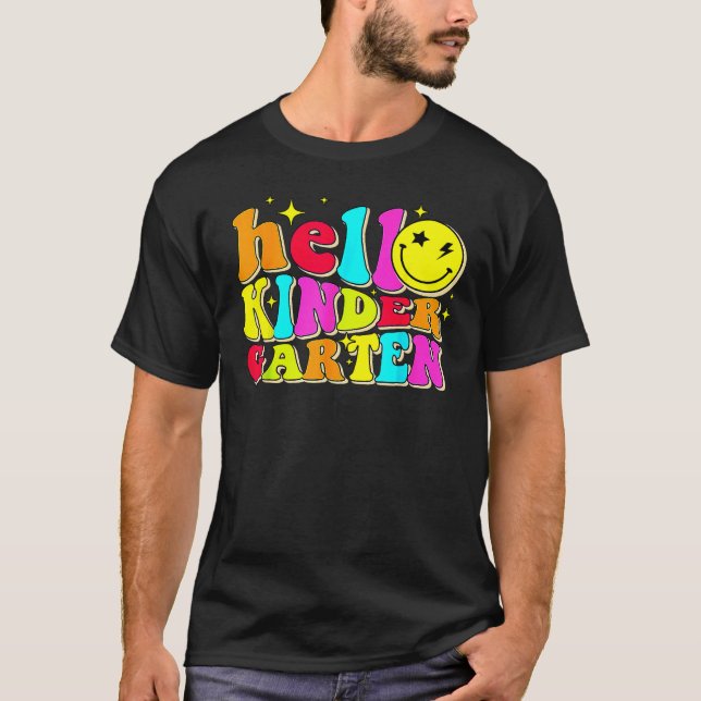Camiseta Hola Retro De Guardería A La Escuela De Maestros S (Anverso)