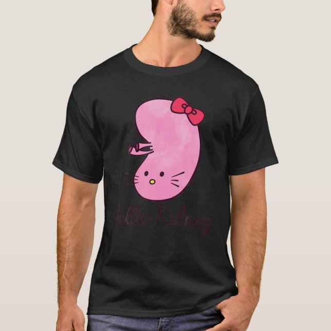 Camiseta Hola Ridney Funny Transplantar Enfermedad Diálisis (Anverso)