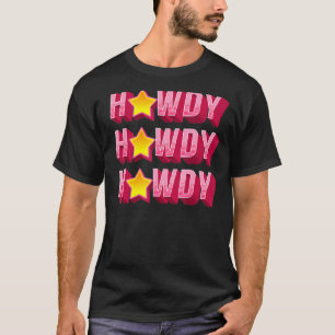 Camiseta Hola Rodeo Occidental País Sureño Vaquero Mujeres