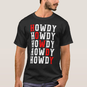 Camiseta Hola Rodeo Occidental Retro Antiguo País Sureño