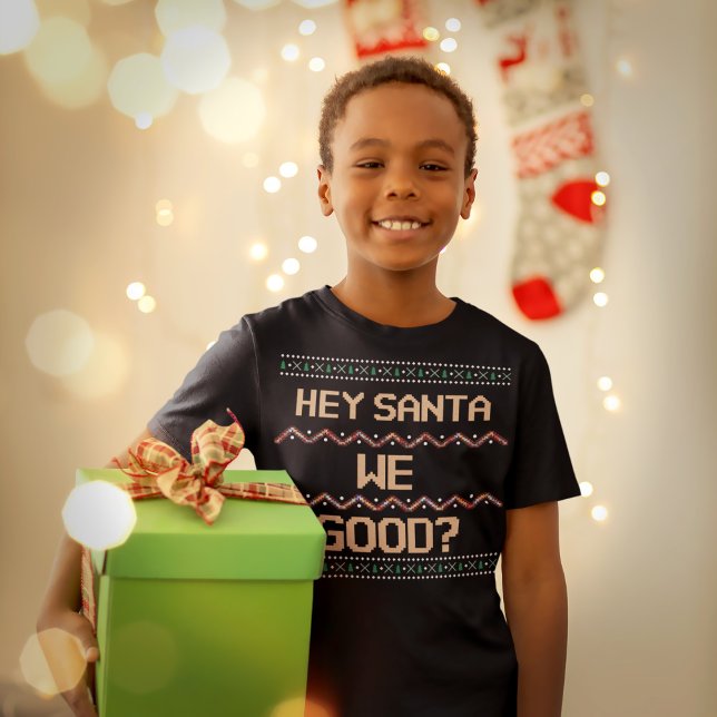 Camiseta Hola Santa, ¿estamos bien? Navidades feos Diversió (Subido por el creador)
