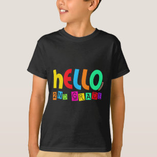 Camiseta Hola Segundo Grado 2do De Regreso A La Escuela Par
