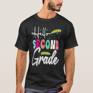 Camiseta Hola Segundo Grado 2do Grado Regreso a la Escuel