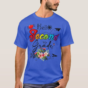 Camiseta Hola segundo grado de diversión segundo grado de v