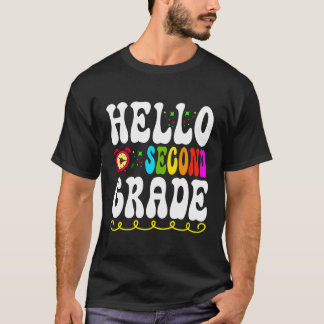 Camiseta Hola Segundo Grado De Vuelta A Los Maestros Escola