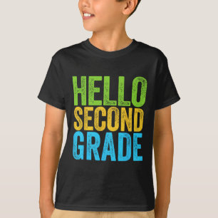 Camiseta Hola segundo grado Divertido segundo grado de vuel