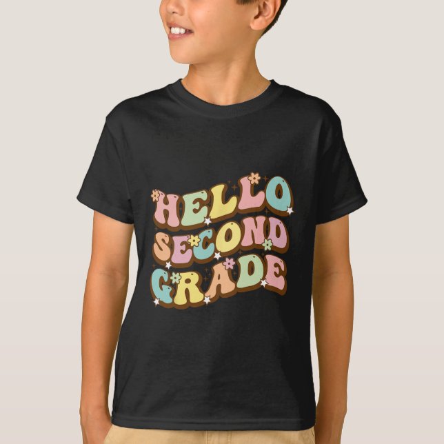 Camiseta Hola Segundo Grado Para Profesores Estudiantes (Anverso)