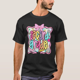 Camiseta Hola Segundo Grado Primer Día De Colegio Coqueta T