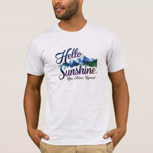Camiseta Hola Sol – Respira. Brilla. Repite.