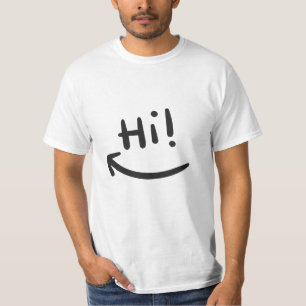 Camiseta Hola sonriendo