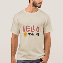 Camiseta Hola Sonshine, Sun Rays, vibraciones de verano