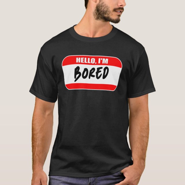 Camiseta Hola soy Bored Sarcástica Church School Meeting B (Anverso)