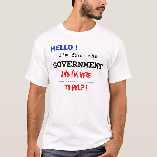 Camiseta ¡HOLA! , Soy de, GOBIERNO (Anverso)