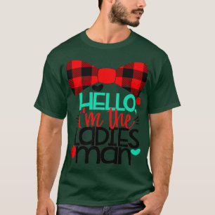 Camiseta Hola Soy El Hombre Damas Bow Tie Boys Valentines