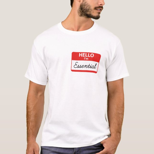 Camiseta Hola soy Esencial (Anverso)