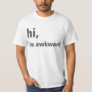 Camiseta hola, soy incómodo.