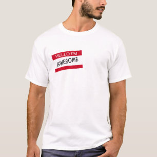 Camiseta Hola, soy increíble.