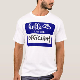 Camiseta Hola, soy la placa de nombre del Boda oficial