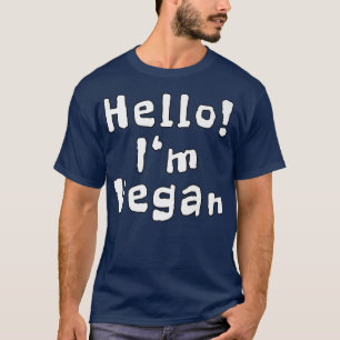 Camiseta Hola soy Vegan Funny Quotes