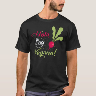 Camiseta Hola  Soy Vegano