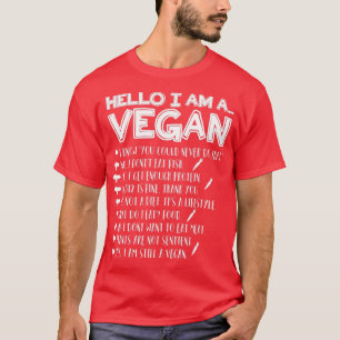 Camiseta Hola, soy vegano