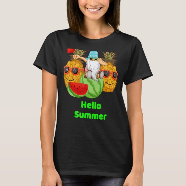 Camiseta Hola Summer Gnome 3 (Anverso)