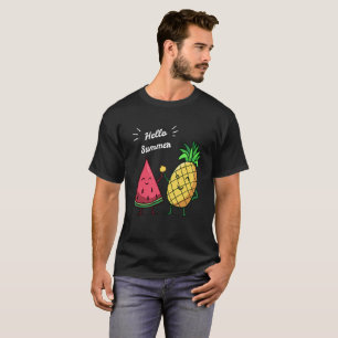 Camiseta Hola Summer High Five Watermelon Pineapple Tshirt