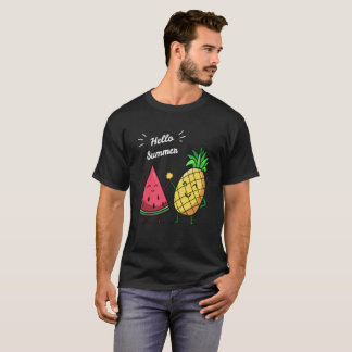 Camiseta Hola Summer High Five Watermelon Pineapple Tshirt